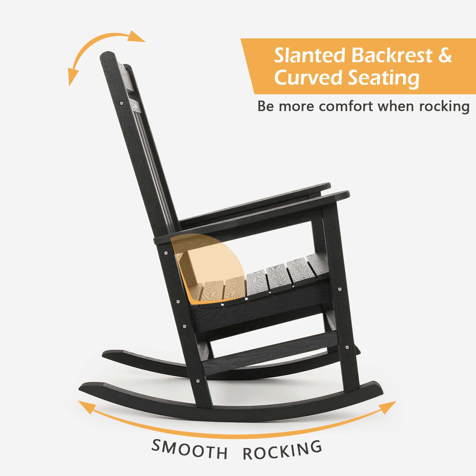 Stoog Rocking Chair STOOG Outdoor Rocking Chair (White)